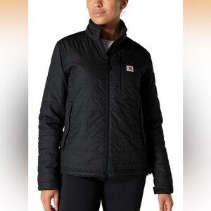Carhartt Women's Quilted Black Utility Jacket